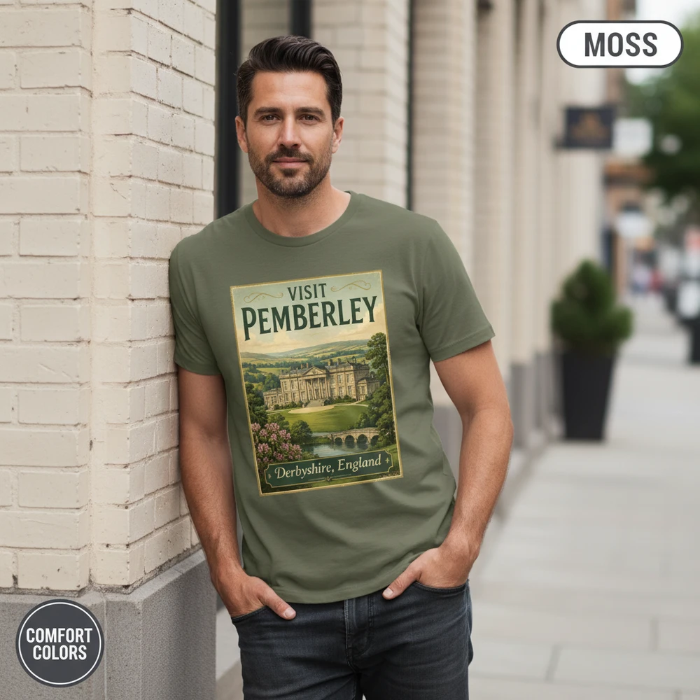 I'd Rather Be at Pemberley Jane Austen T-Shirt