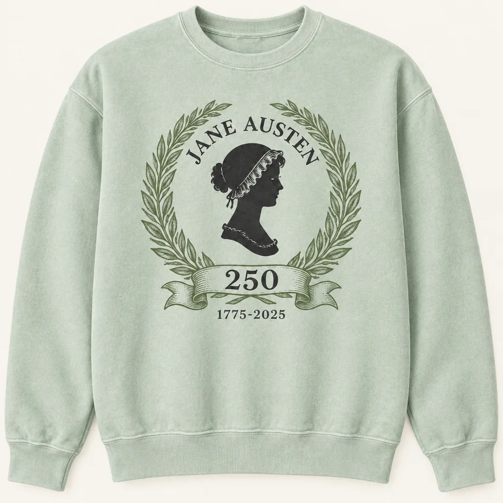 Jane Austen 250th Anniversary 1775-2025 Crewneck Sweatshirt