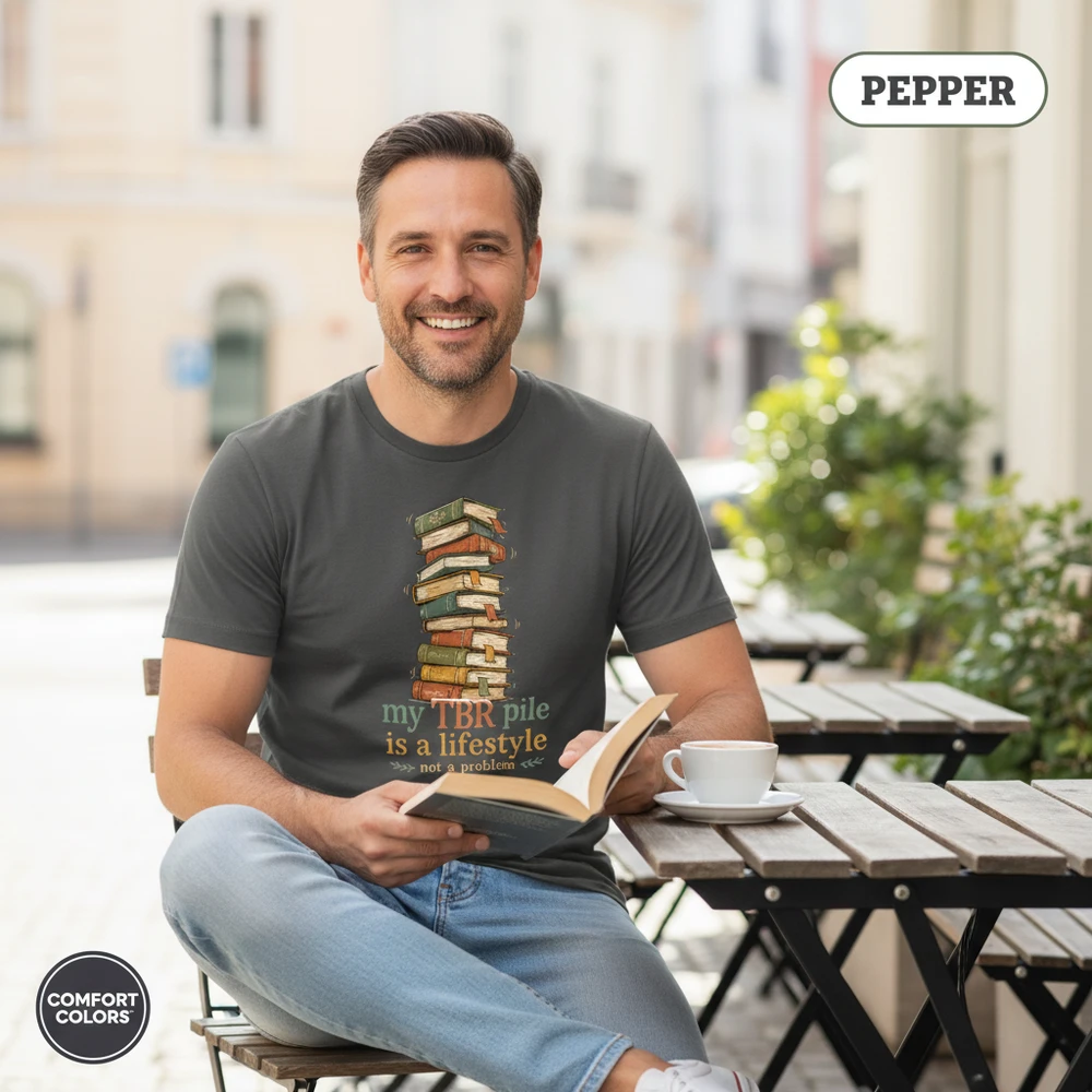 My TBR Pile Is a Lifestyle Funny Book Lover T-Shirt