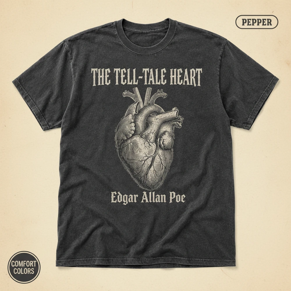 Tell-Tale Heart Poe Dark Academia T-Shirt